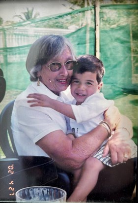 Grandma and I. (27th April 2002, Spain)