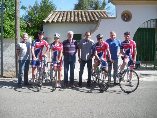 Allan with Chris Hoy