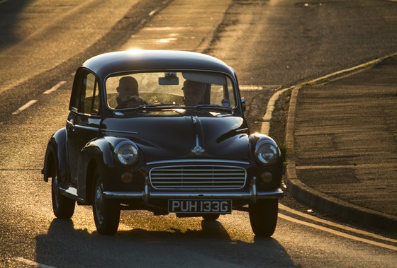 A jaunt in Shirley's Morris on a sunny day