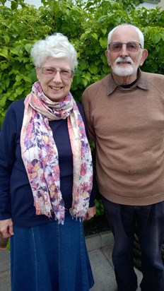 Shirley and Ian on his 70th Birthday