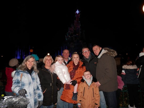 On a cold night in Euro Disney