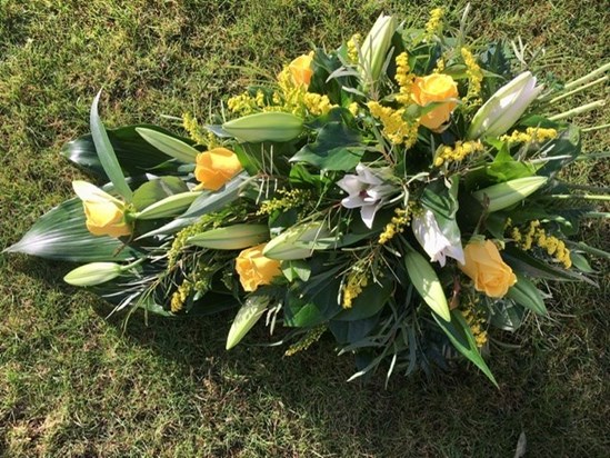 Dads funeral flowers