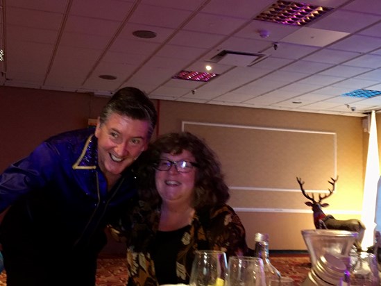 Debbie finally meets Robin Cousins at the RC Xmas party