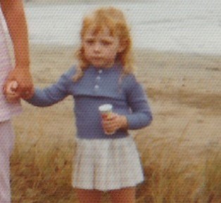 Audrey Sweeneys Daughter Susan holding her hand on holiday in Cornwall 