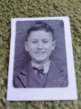 Henry in school uniform