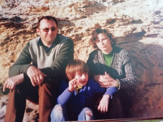 Henry and Anne with Gary in Cyprus