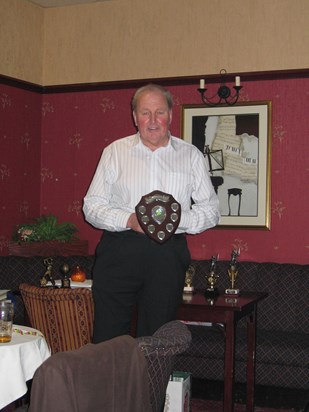 Terry at the Basford Hall Old Boys presentation night 2005