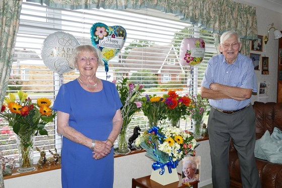 Anniversary of 65 years together 
