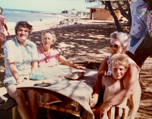 1977 in Oz with my two Nans