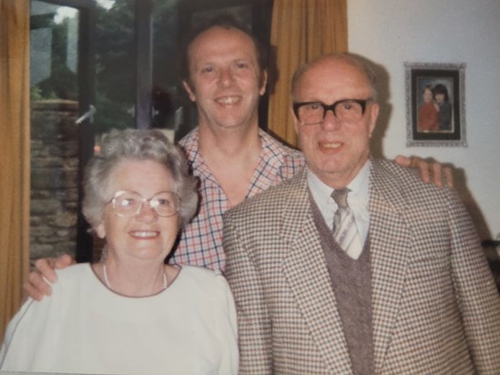 Terry, with Gladys and Bert xxx