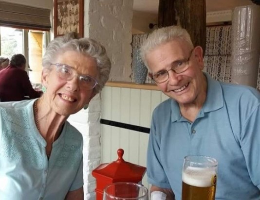 Mum and brother Jim - she passed away just 30 days after he died...