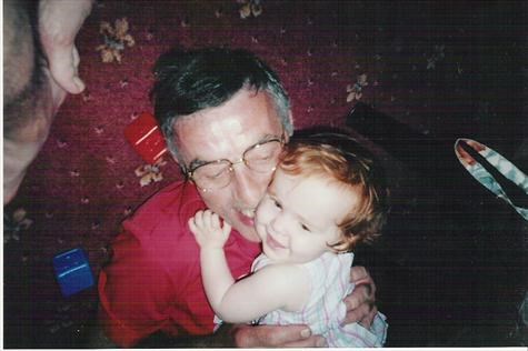 Grandad with Amber