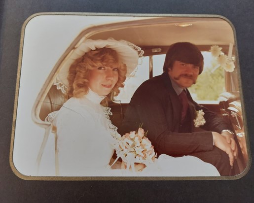 My brother in law on my wedding day 1981
