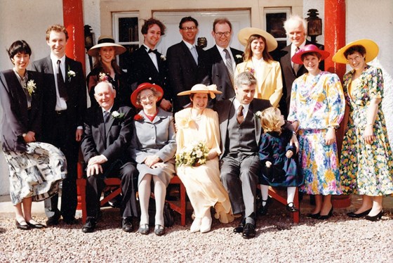 April 1992 Wedding of Anne and Ian.  A very happy family occasion.