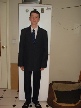 your first suit you looked so smart x