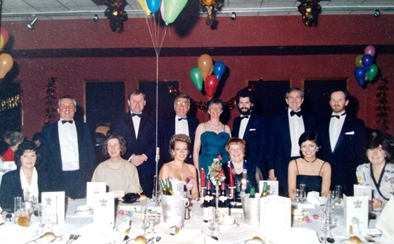 Centre of the party! Institute of Marketing Ladies Night Jan 1987