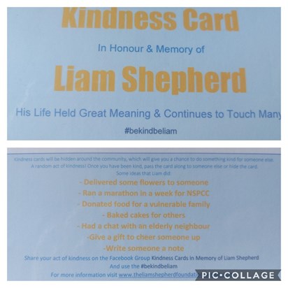 Liam kindness cards 