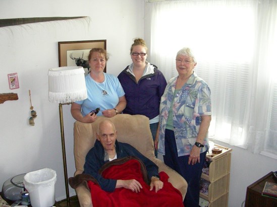 June 2011: Dad, Rhena, Jessica, Carol