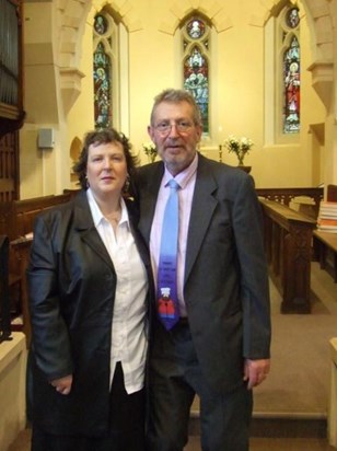 Ian with eldest daughter Joanne