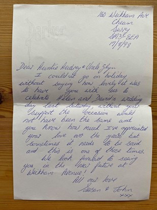 mum letter