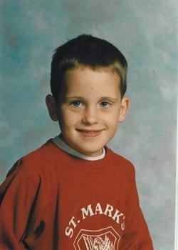 Daniel in his first school days of st marks