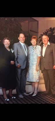 Auntie Rene, Uncle Don, Iris Singer (my mom), and Uncle Doug (my wedding in California 9/12/92