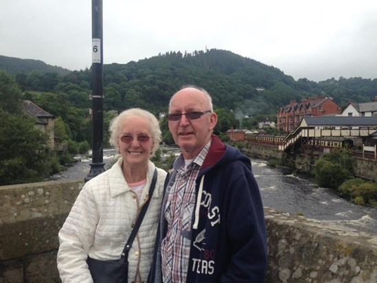 Enjoying a day out at Llangollen 