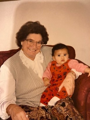 Grandma with Natalie 1998/99