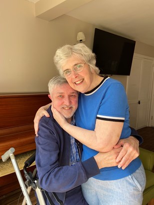 Ann in Cheney House care home, still giving me lots of love ❤️ 