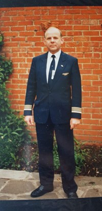 Dad in his KLM uniform 