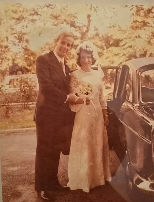 Wedding day 30 June 1973