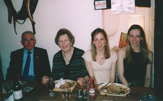 Out for dinner 2004