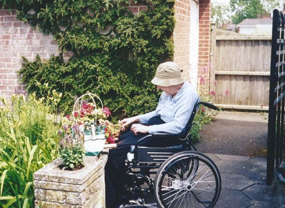 Making a hanging basket 