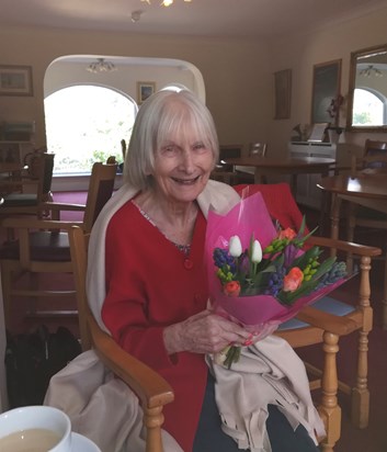 Mum’s 86th Birthday. April 10th, 2019. She was so happy.
