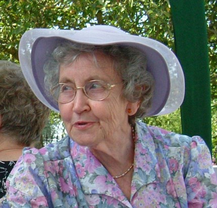 Mum in her summer hat