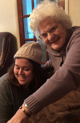 Nana and I laughing and joking x One of my favourite memories of recent years 