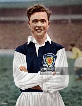 Paul's relative, who played football for Scotland. Paul thought he looked like him.