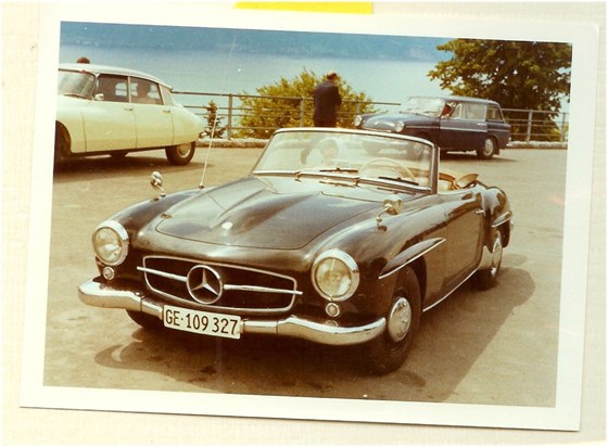 Dad's pride and joy, a 1967 Mercedes 190SL