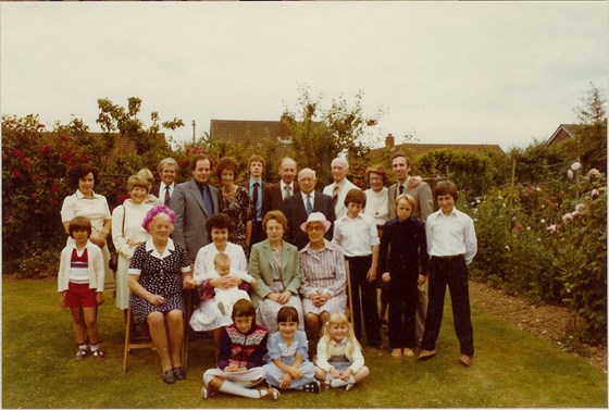 Martin's born on 11/02/1979. This is his Christening photo with the family.  