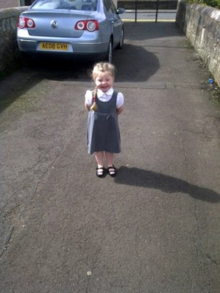 caitlin going to nursery