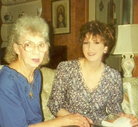 Joyce with Daughter, Jennifer -  Easter 1994 at Jennifer's home