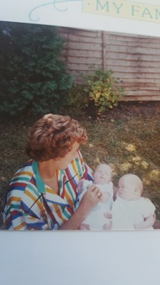 Always happy in your arms Gma x