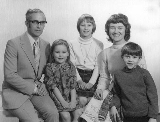 Yes it was the early 1970's! With children Jenny, Lucy & Richard.