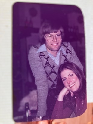 John Denver lookalike and Vicki 1973