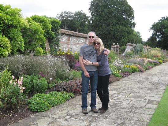Enjoying the gardens at Leckford