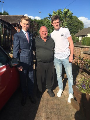 Kerry, dad and Alex Jul 2016- Kerry's prom