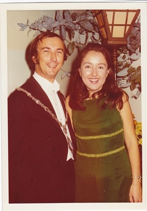 At the Mayor of Hove's Ball 1971