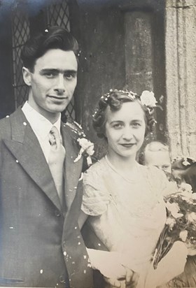 Sam and Barbara Wedding 14/7/1951