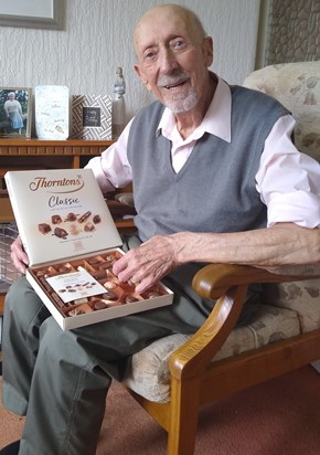 Dad's birthday chocs June 2021