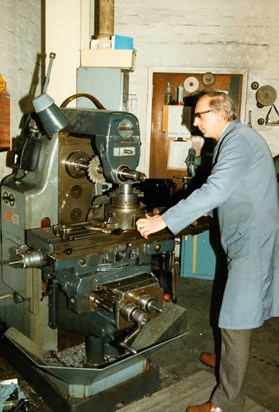 Dad working at Napier